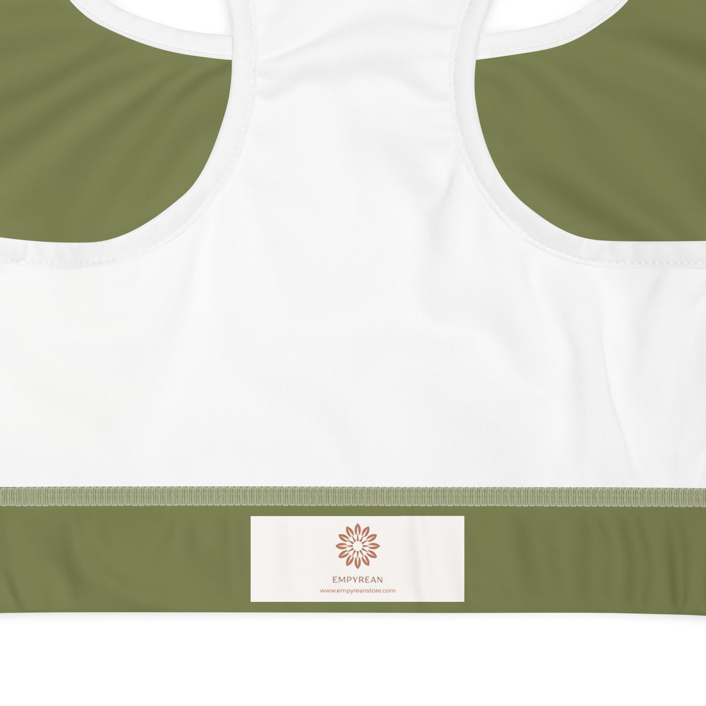 Olive Green Sports Bra for Women