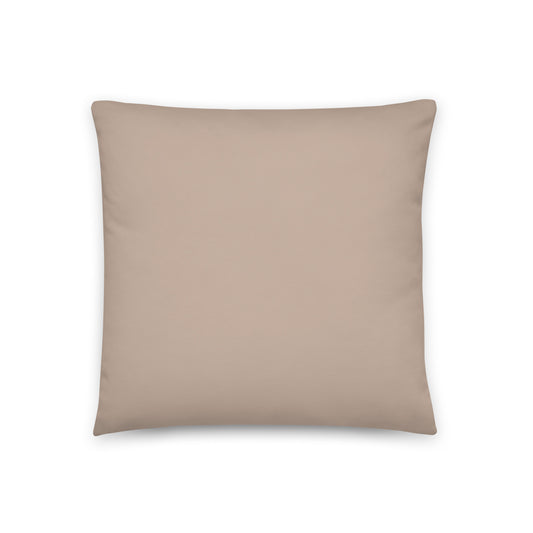 Decorative Khaki 18 x 18 inches Throw Pillow Case & Insert