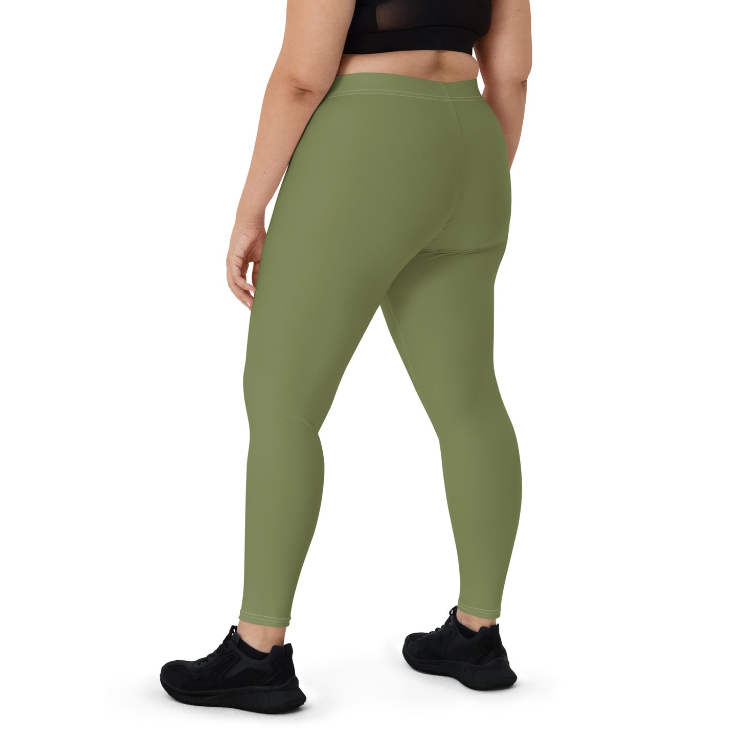 Olive Green Workout Leggings for Women