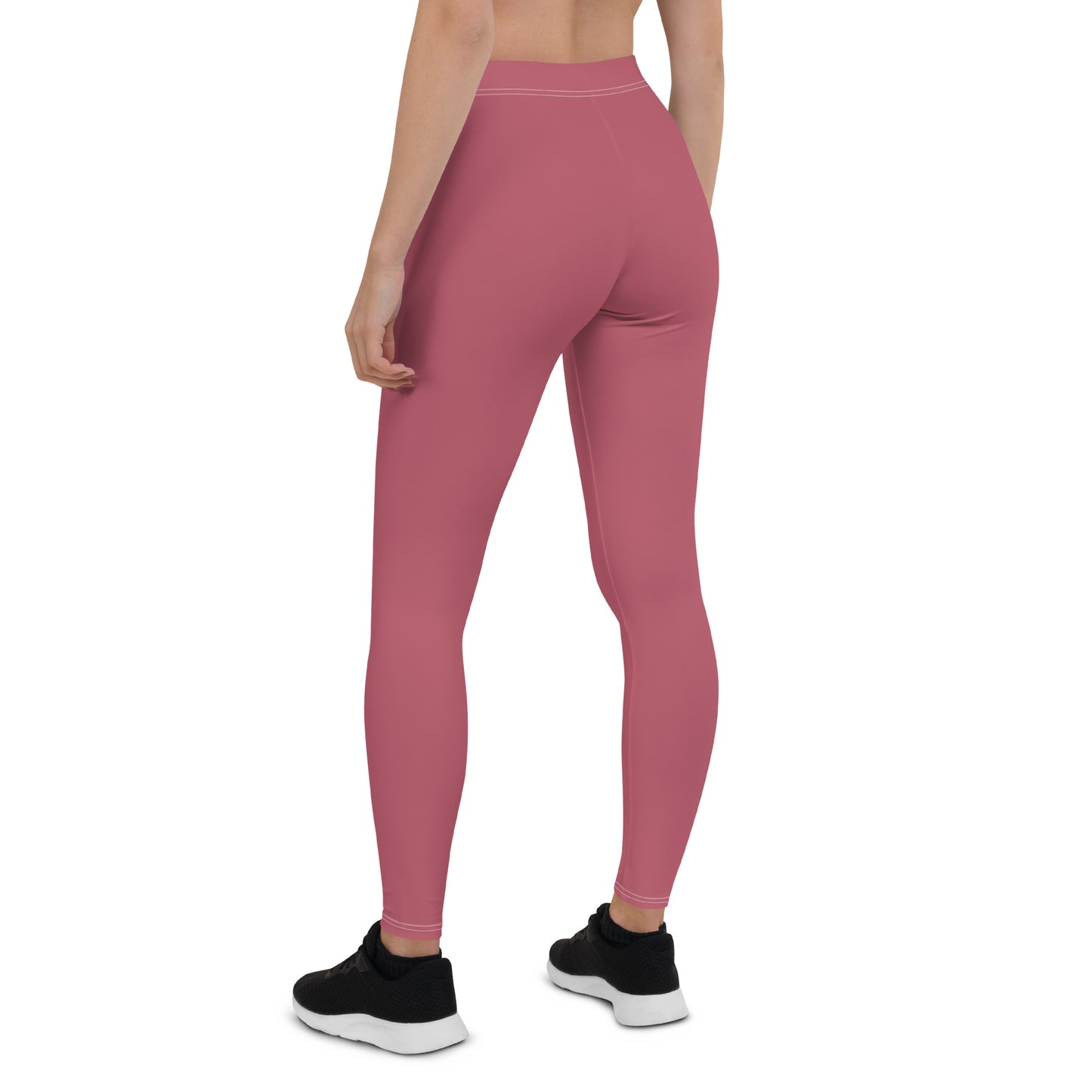 Maroon Pink Workout Leggings for Women