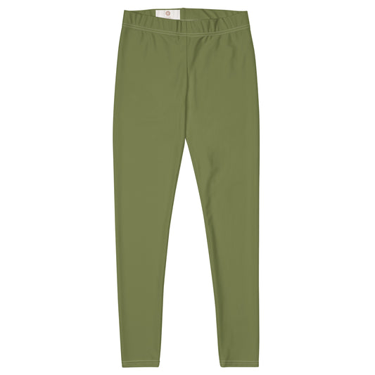 Olive Green Workout Leggings for Women