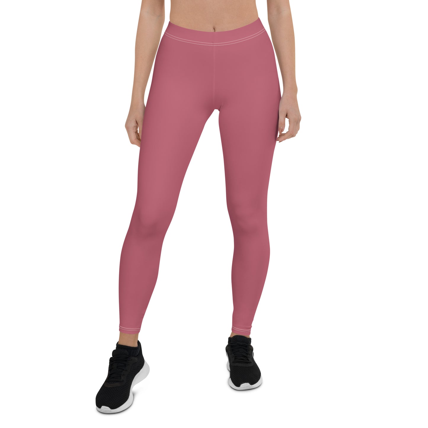 Maroon Pink Workout Leggings for Women