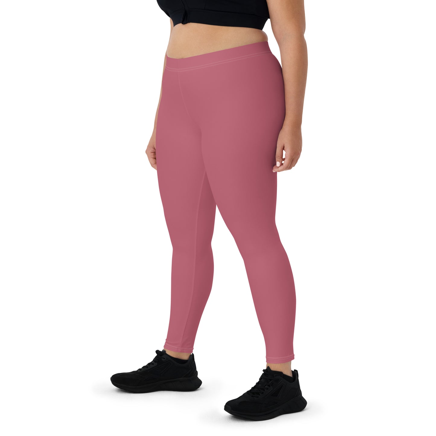 Maroon Pink Workout Leggings for Women