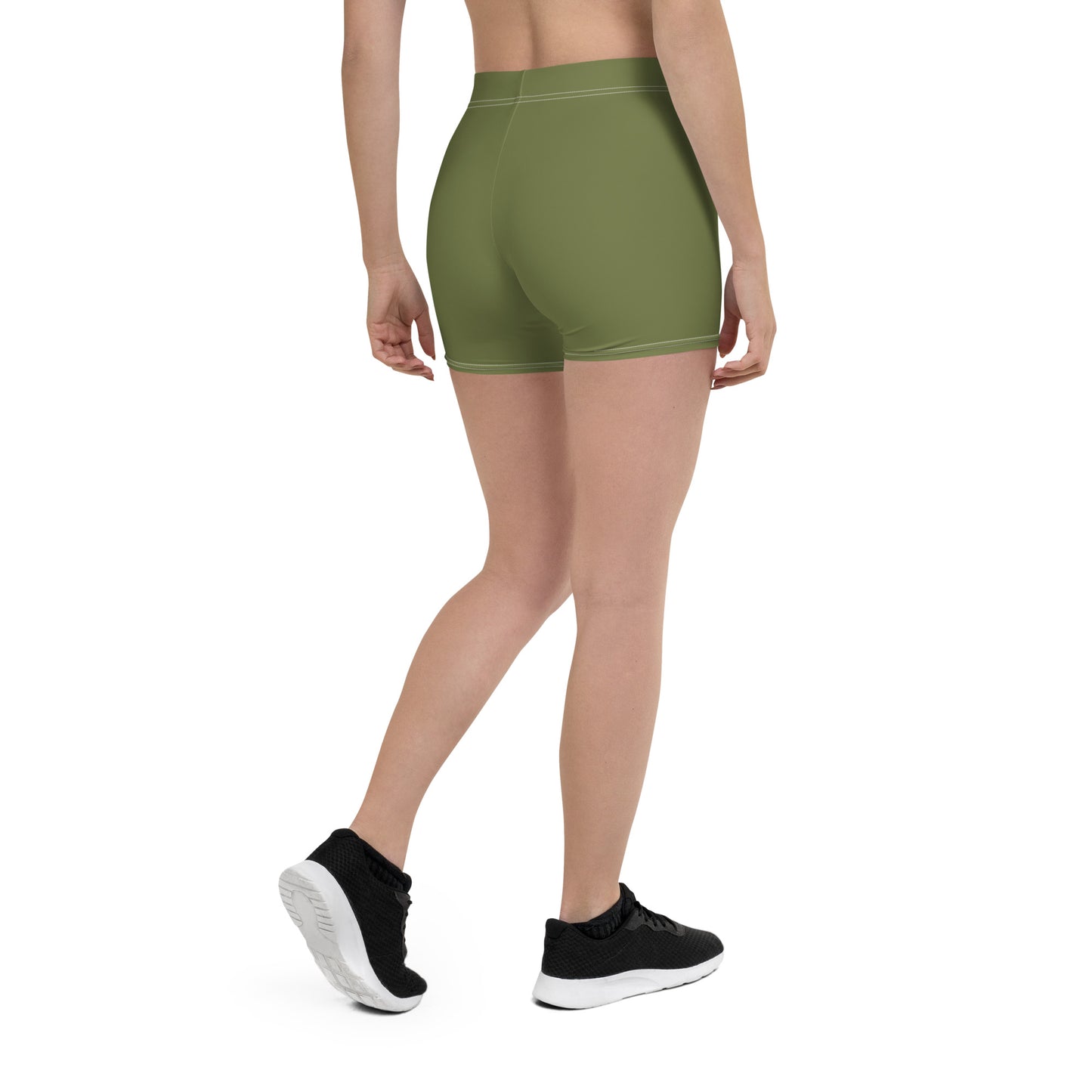 Olive Green Women's Workout Shorts