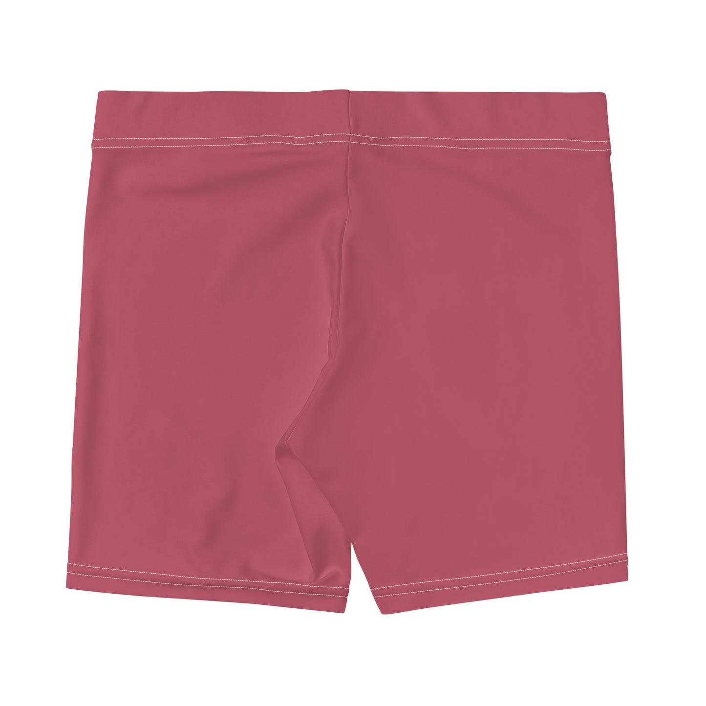 Maroon Pink Women's Workout Shorts