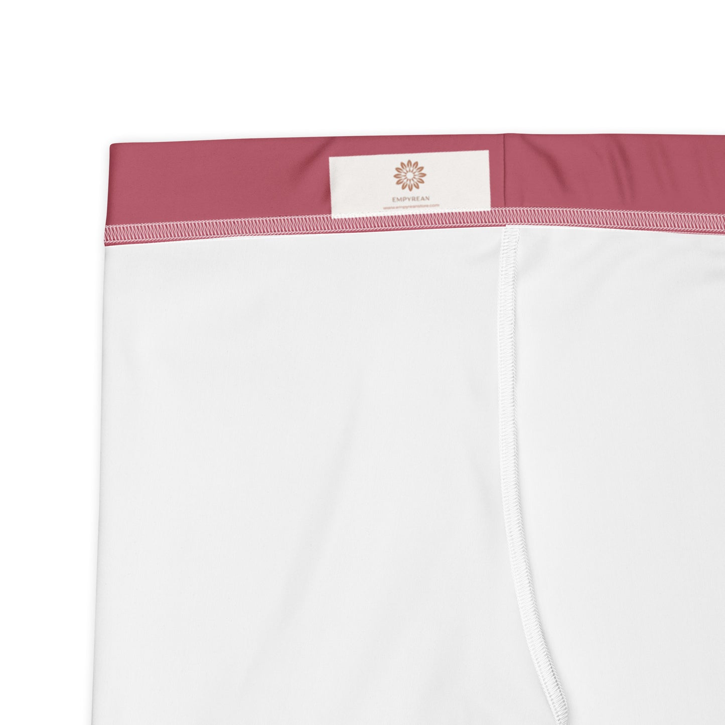 Maroon Pink Women's Workout Shorts