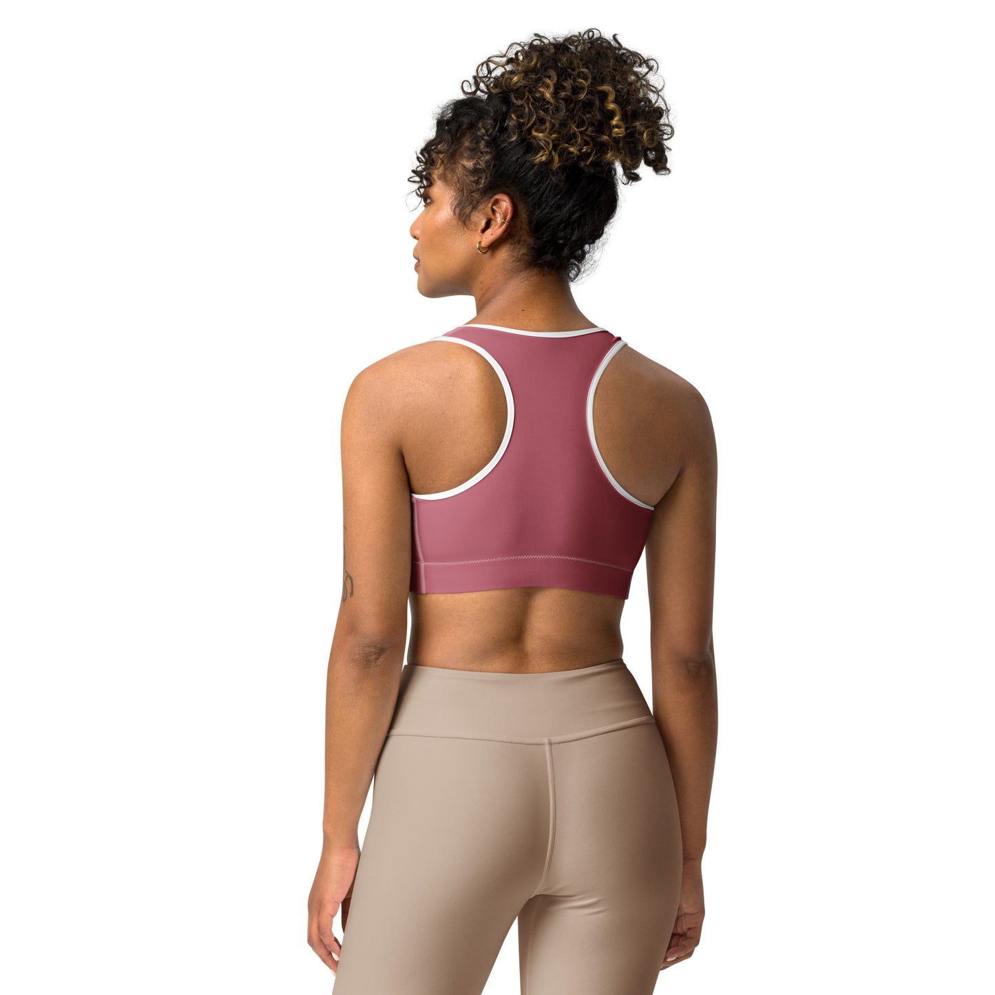 Maroon Pink Sports Bra for Women