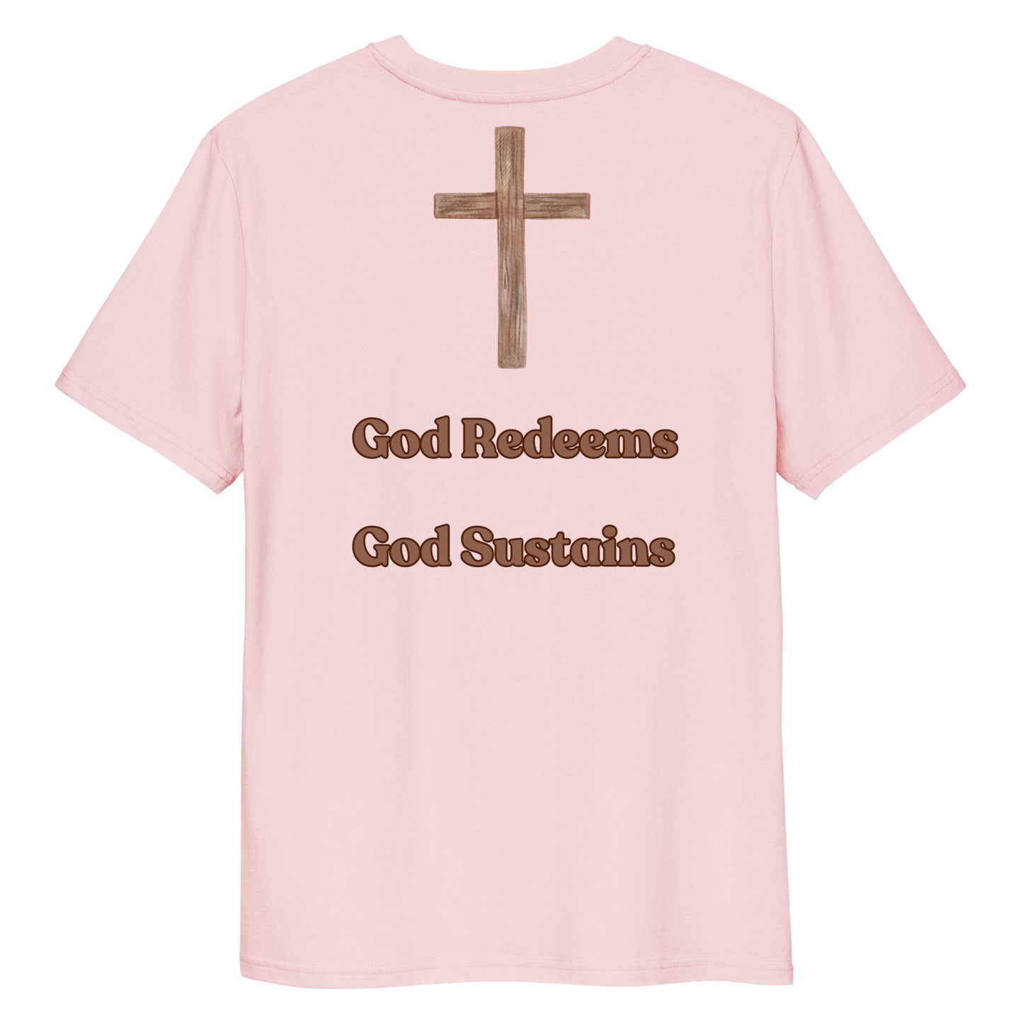 Unisex Organic Cotton T-Shirt, Crew Neck Men/Women Tee, Gift, Christian/Religious, Short Sleeve, Motivational Tee