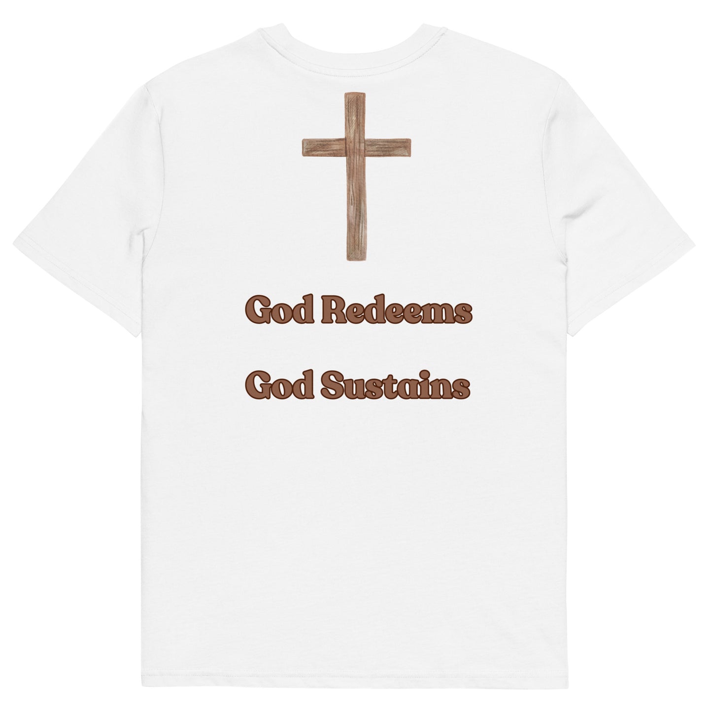 Unisex Organic Cotton T-Shirt, Crew Neck Men/Women Tee, Gift, Christian/Religious, Short Sleeve, Motivational Tee