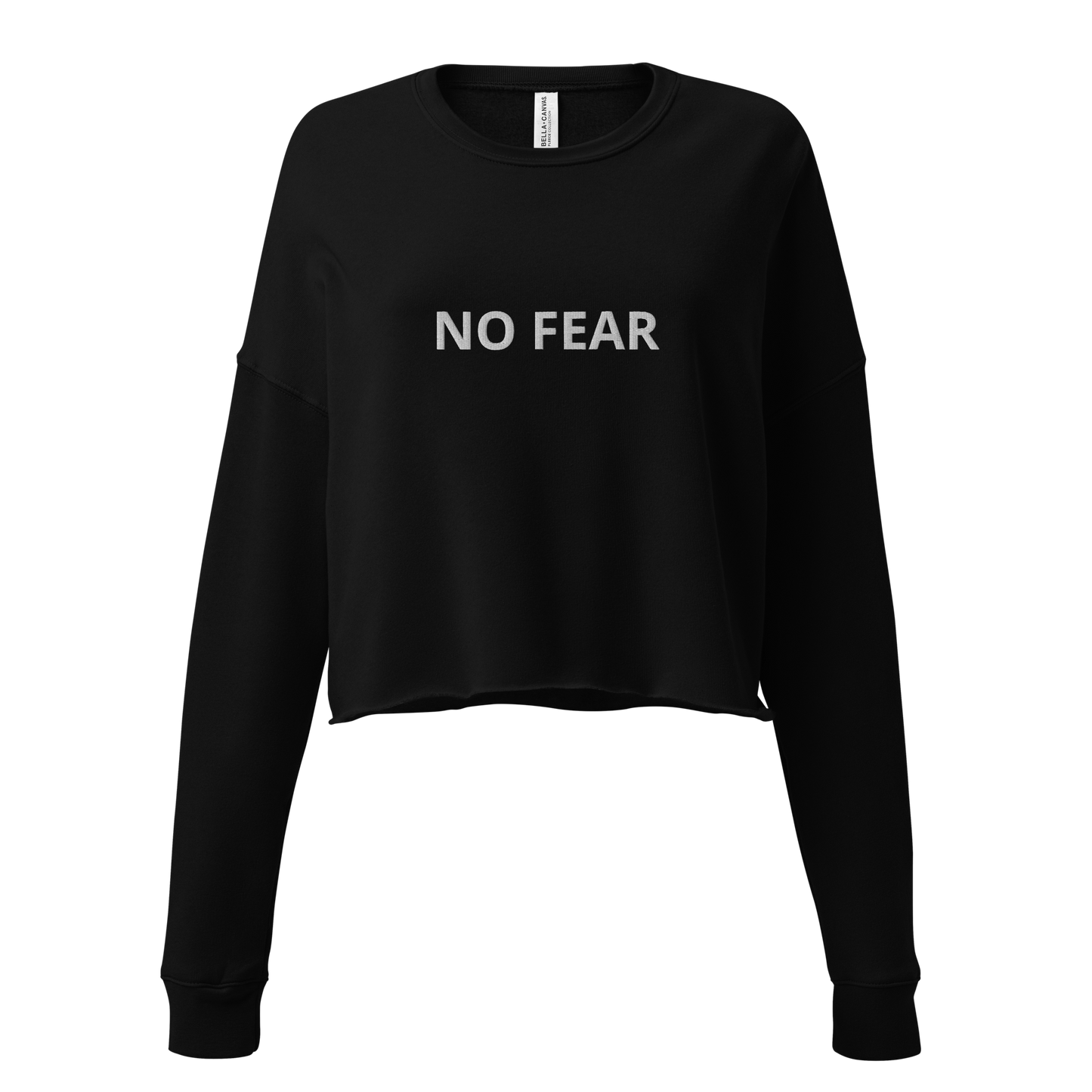 Women Crop Sweatshirt Long Sleeve Fleece Pullover Crop Top Graphic Motivation Shirt