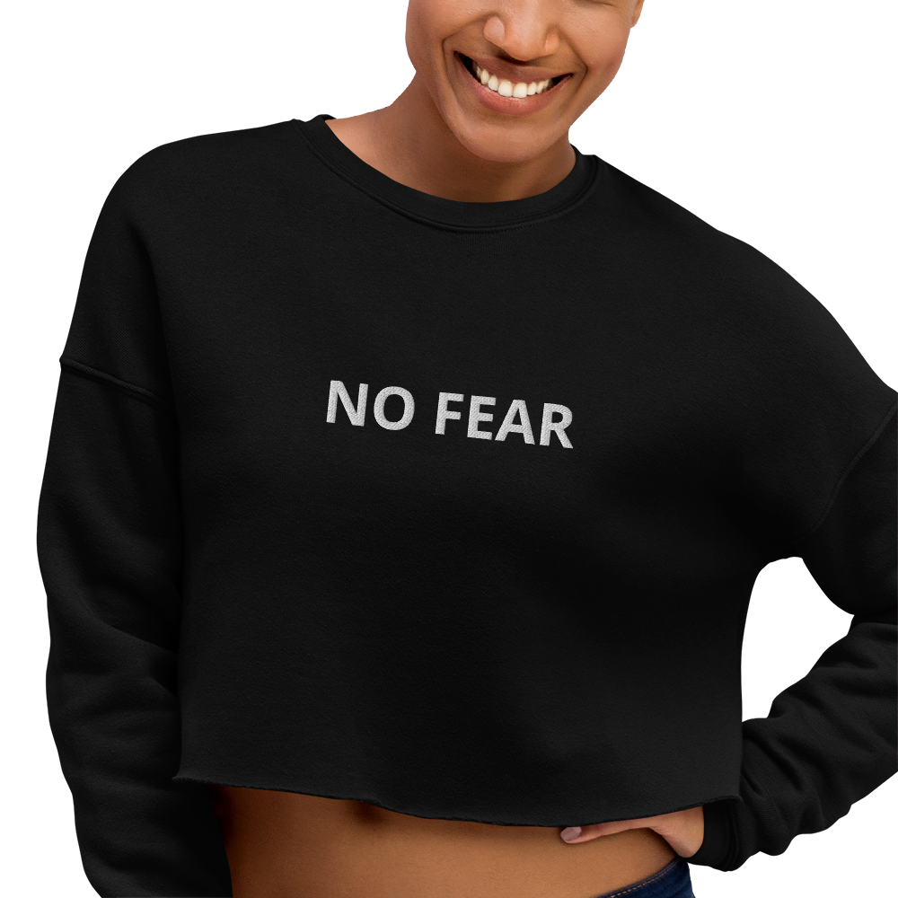 Women Crop Sweatshirt Long Sleeve Fleece Pullover Crop Top Graphic Motivation Shirt